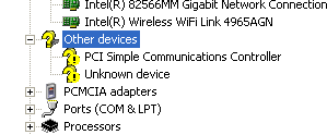 unknown devices